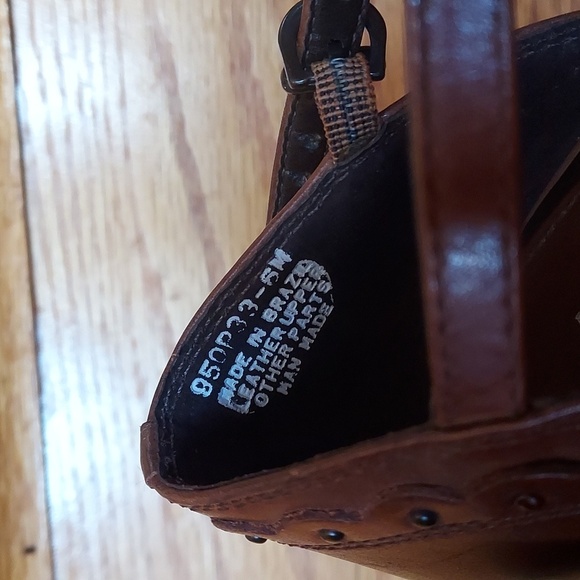 Naturalizer brown leather heels with ankle strap size 6 - Picture 6 of 8